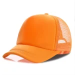 Summer Baseball Cap Adjustable Mesh Snap Closure Truck Driver Solid Color Sublimation Hat Sports Golf Sun 4