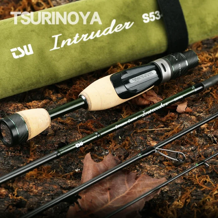 Tsurinoya Intruder 4 Section Portable Fishing Rod 1 6m 1 68m Mf Fuji Guide Spinning Casting