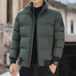 Tiger Head Cotton Coat Men S Winter Men S Korean Edition Slim Fit Youth Stand Up 4