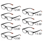 Ultra Light Reading Glasses Flexible Eyeglasses Magnifying 1 00 4 0 Diopter Vision Care Elders Glasses 4