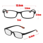 Ultra Light Reading Glasses Flexible Eyeglasses Magnifying 1 00 4 0 Diopter Vision Care Elders Glasses 5