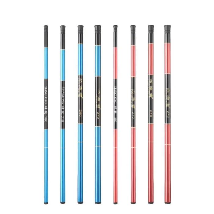 Ultralight Carbon Fiber Fishing Rod Hard Stream Hand Pole Spinning Fiber Casting Telescopic Fishing Rods Tackle