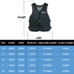 Universal Outdoor Neoprene Life Jacket Water Sports Buoyancy Vest Kayaking Boating Swimming Drifting Safety Life Vest 5