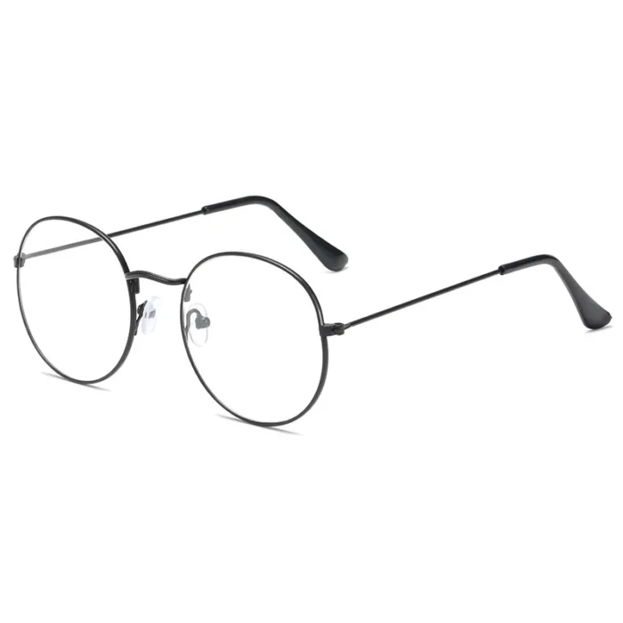 Vintage Literary Style Metal Round Frame Ultralight Eye Glasses Frames Eyewear Accessories 1