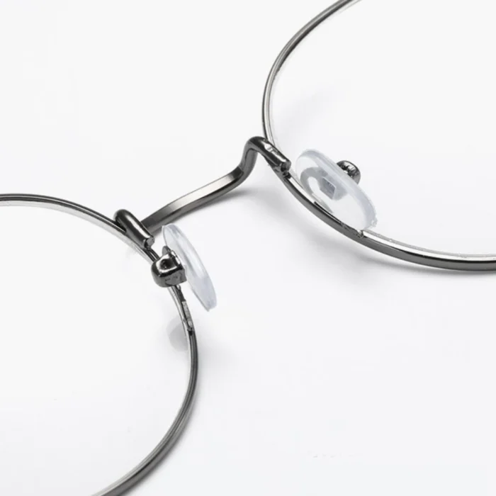 Vintage Literary Style Metal Round Frame Ultralight Eye Glasses Frames Eyewear Accessories 4