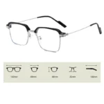 Vintage Unisex Square Computer Glasses Blue Light Blocking Eye Protection Optical Spectacle Eyeglasses Business Men S 5