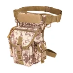 Waterproof Camouflage Shoulder Crossbody Bags Outdoor Sports Multifunctional Men Leg Bag Accessories Travel Fishing Tackle Bags 5