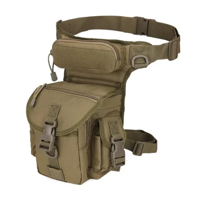 Waterproof Camouflage Shoulder Crossbody Bags Outdoor Sports Multifunctional Men Leg Bag Accessories Travel Fishing Tackle Bags