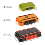 Waterproof Fishing Tackle Box Fishing Accessories Tool Storage Box Fish Hook Lure Fake Bait Boxes For 2