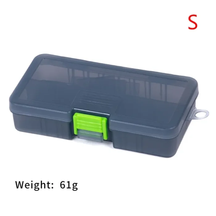 Waterproof Tackle Box Fishing Hooks Container Bait Lure Organizers With Removable Dividers Plastic Lightweight Fishing Case 2