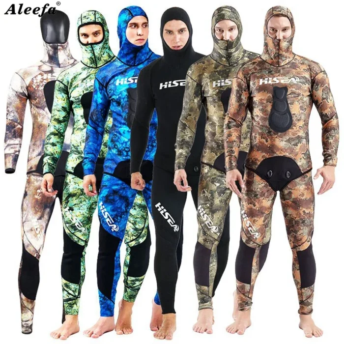 Wetsuits Men Spearfishing Suit Diving 3mm Open Cell Wetsuit Yamamoto Wet Neoprene Camouflage 2