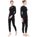 Women S Professional Diving Suit Cold Proof Warm 3mm Neoprene Top Pants Split Suit Ladies Thick 2