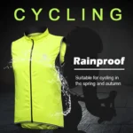 X Tiger Windproof Cycling Vest Rainproof Sleeveless Reflective Safety Vest Mtb Bike Jacket Outdoor Sport Quick 4