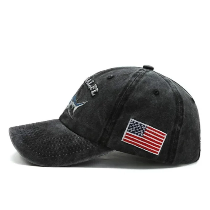 Baseball Caps Men Shark American Flag Men Hats Animal Snapback Hat Trump Hip Pop Casual Usa 3