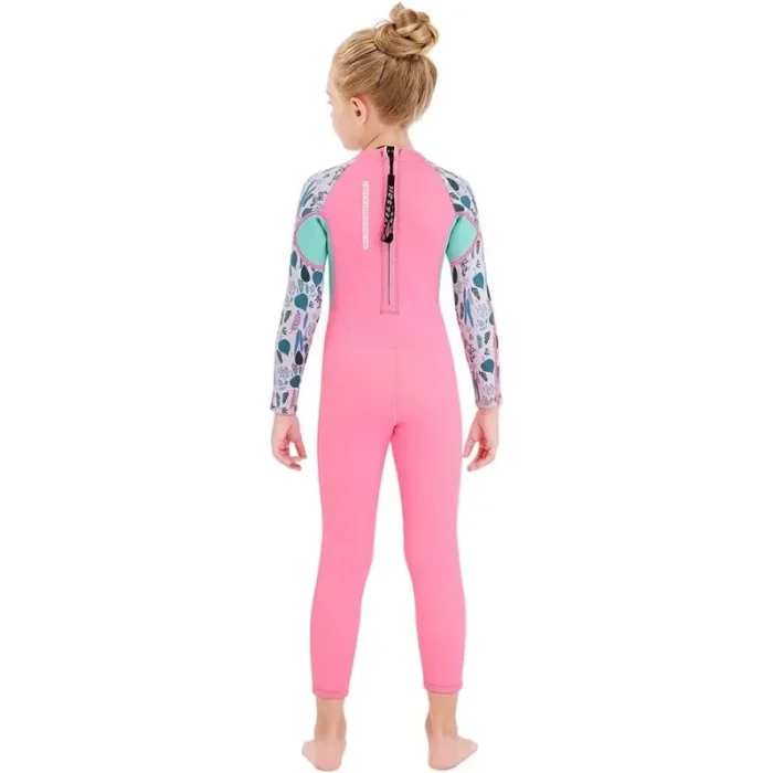 Girls Wetsuit Diving Suit 2 5mm Neoprene Swimsuit Long Sleeve Surfing Jellyfish Clothing Swimwear For Cold 1