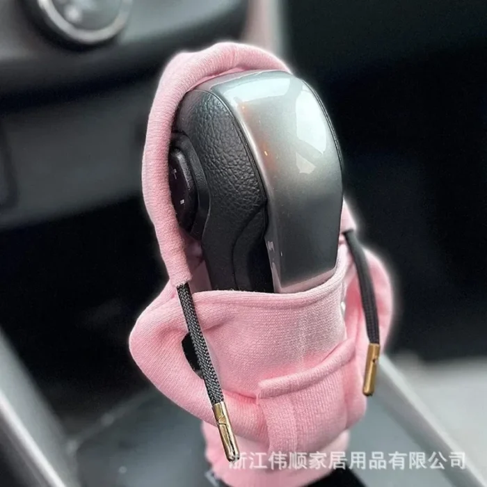 1 Pcs Fashion Hoodies Car Gear Shift Knob Cover Manual Handle Gear Shift Decor Hoodie Covers 2.webp