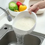 1 Piece Of Rice Drainage Basket Rice Filter Fruit And Vegetable Drainage Sieve Kitchen Supplies Small.webp