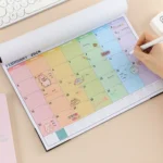 1 Pc 2024 Rainbow Monthly Wall Calendar Pvc Transparent Cover Perfect For Planning And Organizing Daily 4.webp