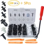 100pcs Mixed Car Plastic Clips Auto Fixing Door Closer Pin Removing Retainer Rivet Screws Disassembly Tools.webp