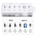 100pcs Mixed Car Plastic Clips Auto Fixing Door Closer Pin Removing Retainer Rivet Screws Disassembly Tools 2.webp