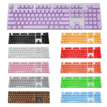 104pcs Universal Mechanical Keyboard Keycaps Ergonomic Blank Keycaps For Cherry Mx Mechanical Keyboard Replacement Backlit Key.webp