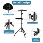 145cm Projector Tripod Stand Laptop Tripod Adjustable Height 23 To 63 Standing Desk Outdoor Computer Desk 2.webp