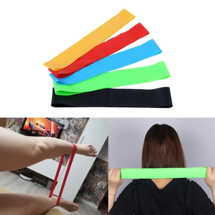 1pc Elastic Bands Fitness Resistance Bands Exercise Gym Strength Training Fitness Gym Pilates Sport Crossfit Workout 1