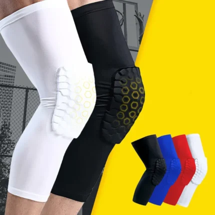 1pc Honeycomb Basketball Knee Pads Sport Volleyball Football Safety Training Knee Support Protector Brace Compression Leg.webp