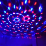 1pc Disco Ball Dj Night Lights Sound Activated Rgb Rotating Stage Strobe Lamp For Home Room 4