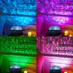 1pc Star Projector Galaxy Projector Water Ocean Wave Projector For Bedroom Night Light Room Decor With 3