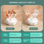 1pc Turbocharged Portable Mini Washing Machine Dormitory Lazy Person Washing Socks And Underwear Cleaning Usb Washing 3.webp