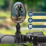 2 Pieces Bike Mirror 360 Degree Adjustable Rotatable Handlebar Mirror Wide Angle Bicycle Mirror Cycling Rear 1.webp