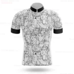 2023 Cycling Jersey Men Cat Bike Top Mtb Bicycle Shirt Mountain Road Riding Clothing Short Sleeve 2.webp