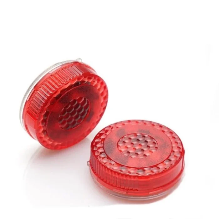 2pcs Car Door Light Warning Light Anti Collision Flash Red Wireless Alarm Lamp Strobe Light Turn 4.webp