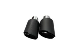 2pc Automobile Universal Exhaust Pipe Silencer Carbon Fiber Tail Throat Decoration Exhaust Pipe Tail Pipes 4 1.webp