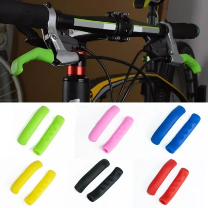 2pc Bicycle Brake Handle Cover Non Slip Silicone Brake Handle Lever Cover Mountain Bike Handlebar Protection.webp