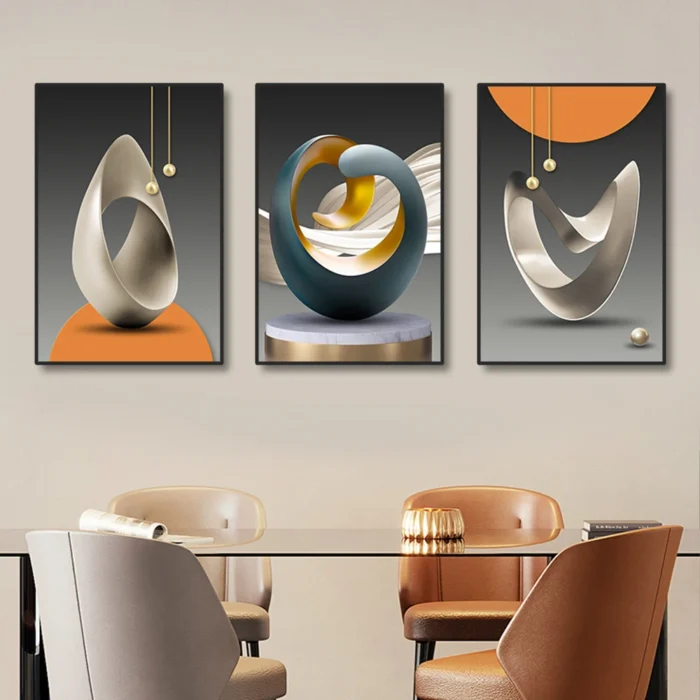 3pcs Modern Geometric Wall Art Canvas Prints Luxury Abstract Artwork Paintings For Modern Living Room Bedroom 2.webp