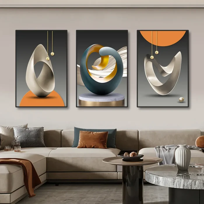 3pcs Modern Geometric Wall Art Canvas Prints Luxury Abstract Artwork Paintings For Modern Living Room Bedroom.webp