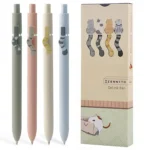 4 Pack Of 0 5mm Cute Black Ink Pens Fine Tip Smooth Writing Pens High End.webp