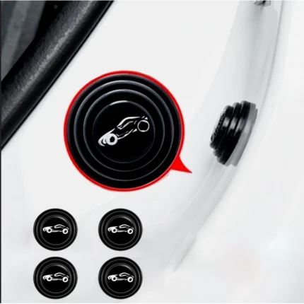 4pcs Car Door Shock Absorber Gasket Bumper Protector For Toyota Yaris Hilux Corolla Prius Avensis Emblem.webp