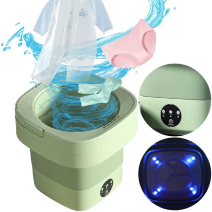 6l Compact Travel Washing Machine Foldable Small Collapsible Laundry Washer Portable Washing Machine For Apartment Dorm.webp