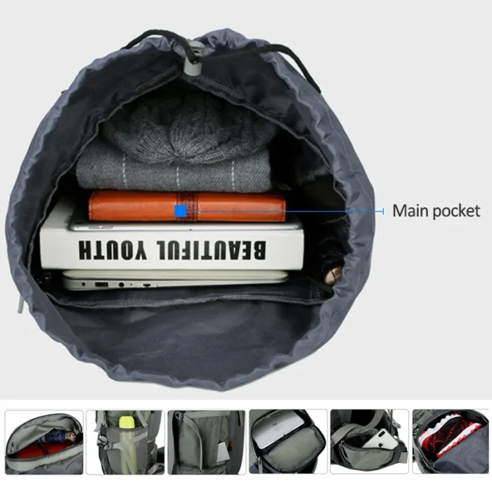 75l Camping Backpack Travel Sport Bag With Rain Cover Climbing Mountaineering Trekking Outdoor Rucksack Hiking Bag 2.webp