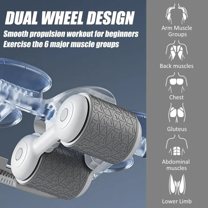 Ab Roller Wheel No Noise Ab Wheel Easy To Assemble Home Workout Equipment Portable Abs Workout 2.webp