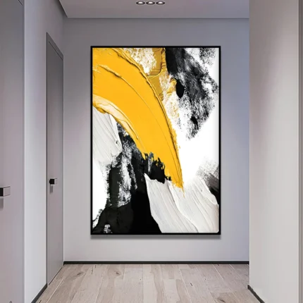 Abstract Oil Painting Wall Art Handmade Hand Painted Modern Pop Large Mural Living Room Art Acrylic 1