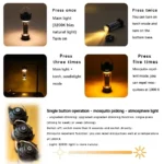 Batot 3000mah Led Camping Light Usb Rechargeable 5 Lighting Modes Flashlight Tent Portable Lantern Emergency Light 4.webp