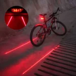 Bicycle Bike Led Lights 2 Lasers 5 Led Waterproof Cycling Taillight Safety Warning Taillight Mtb Bike.webp