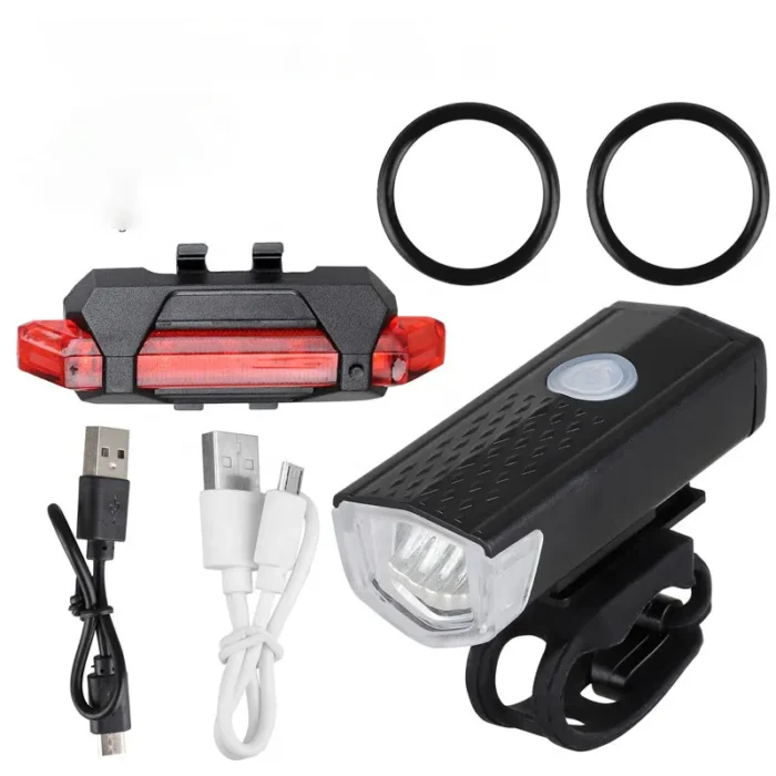 Bicycle Usb Charging Light Set Outdoor Cycling Headlight Taillight Set Riding Satety Light Bike Accessories.webp