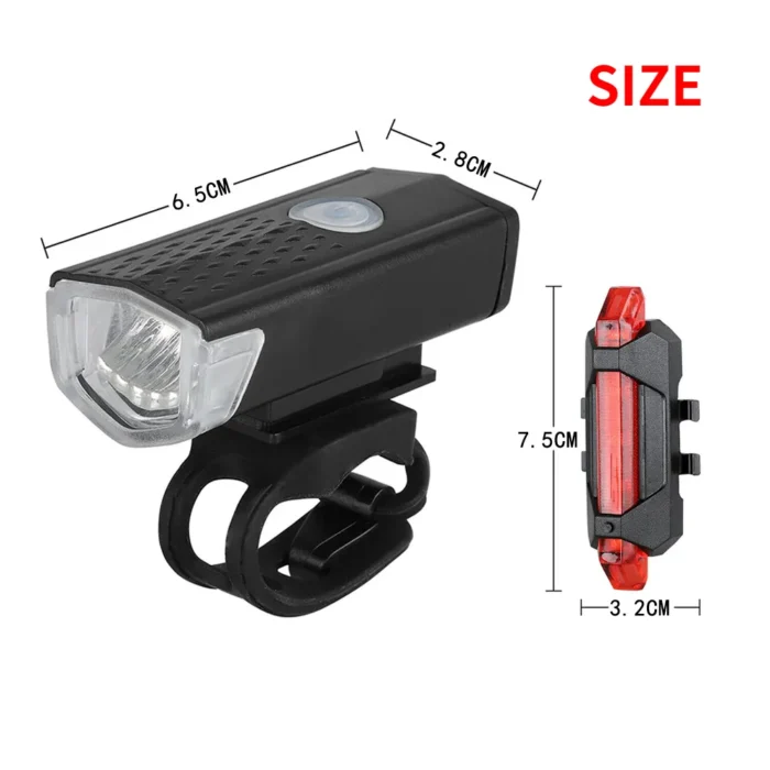 Bike Bicycle Light Usb Led Rechargeable Set Mtb Road Bike Front Back Headlight Lamp Flashlight Cycling 1.webp