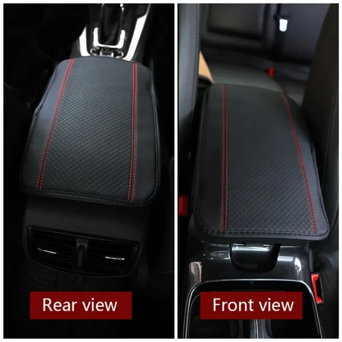 Car Center Console Box Pad Protector Universal Armrest Pad Cover Non Slip Soft Fiber Leather Auto 3.webp