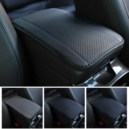 Car Center Console Box Pad Protector Universal Armrest Pad Cover Non Slip Soft Fiber Leather Auto.webp